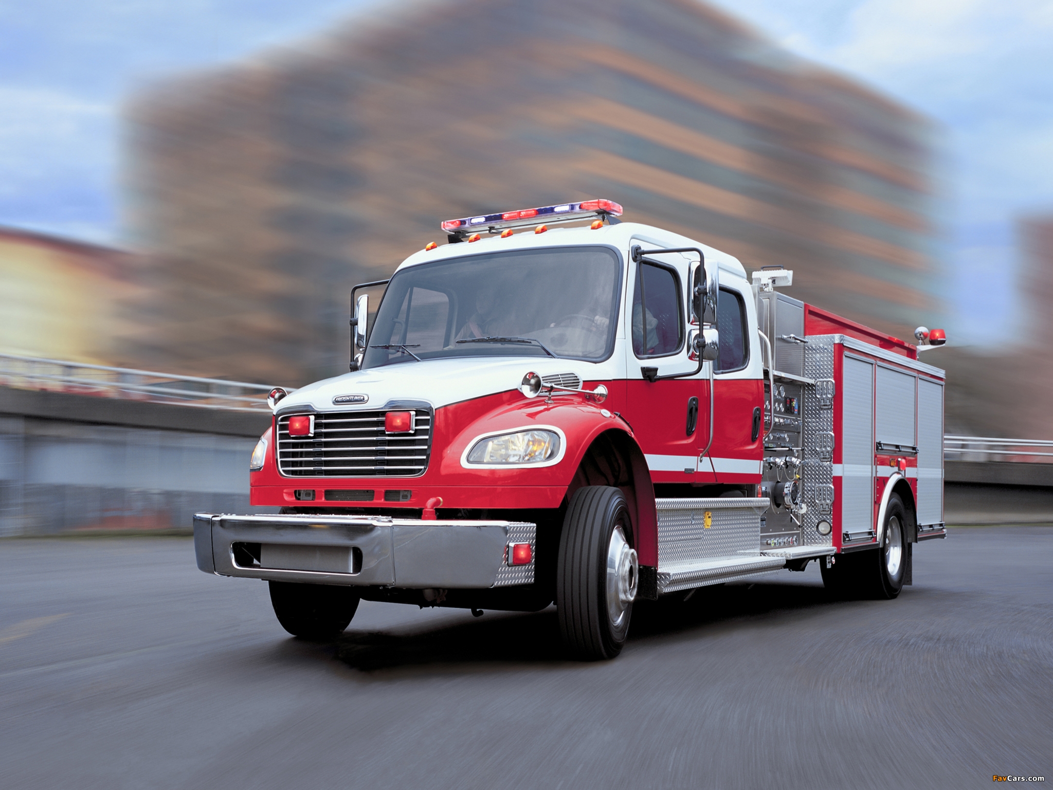 Freightliner Business Class M2 106 Crew Cab Firetruck 2002 pictures (2048 x 1536)