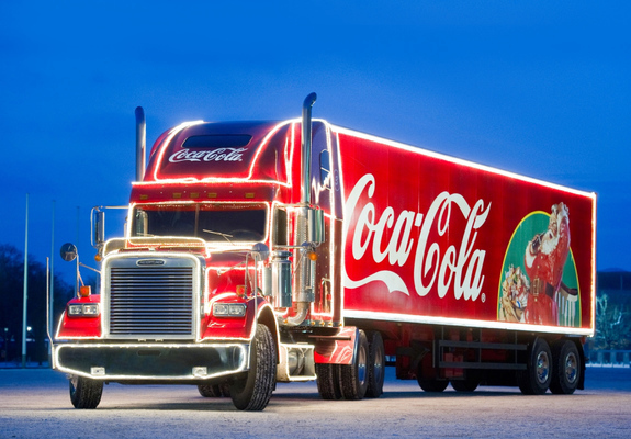 Freightliner Classic Coca-Cola Christmas Truck 2009 wallpapers