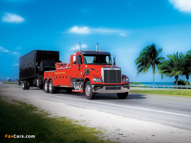 Freightliner Coronado Day Cab Recovery Truck 2002–09 wallpapers (640 x 480)
