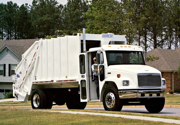 Pictures of Freightliner FL70 Stand-Up RHD Refuse Truck 1997–2000