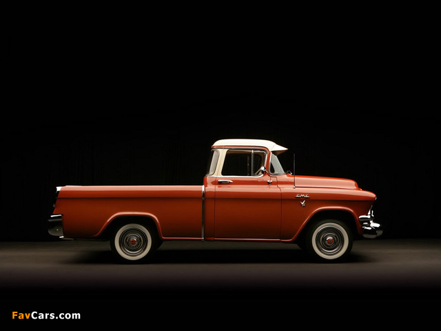 GMC S-100 Suburban Pickup 1955–56 photos (640 x 480)