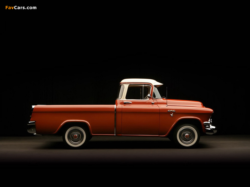 GMC S-100 Suburban Pickup 1955–56 photos (800 x 600)