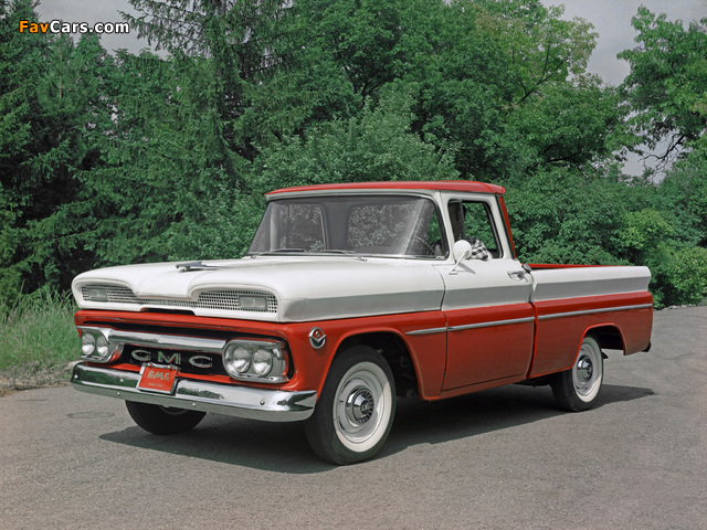 GMC 1000 ½-ton Wideside Pickup Truck 1960 images (640 x 480)