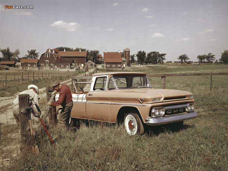 GMC 1000 Wideside Pickup Truck 1962 wallpapers (800 x 600)