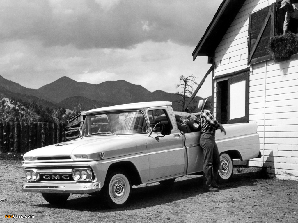 GMC 1000 Wideside Pickup Truck 1962 wallpapers (1024 x 768)