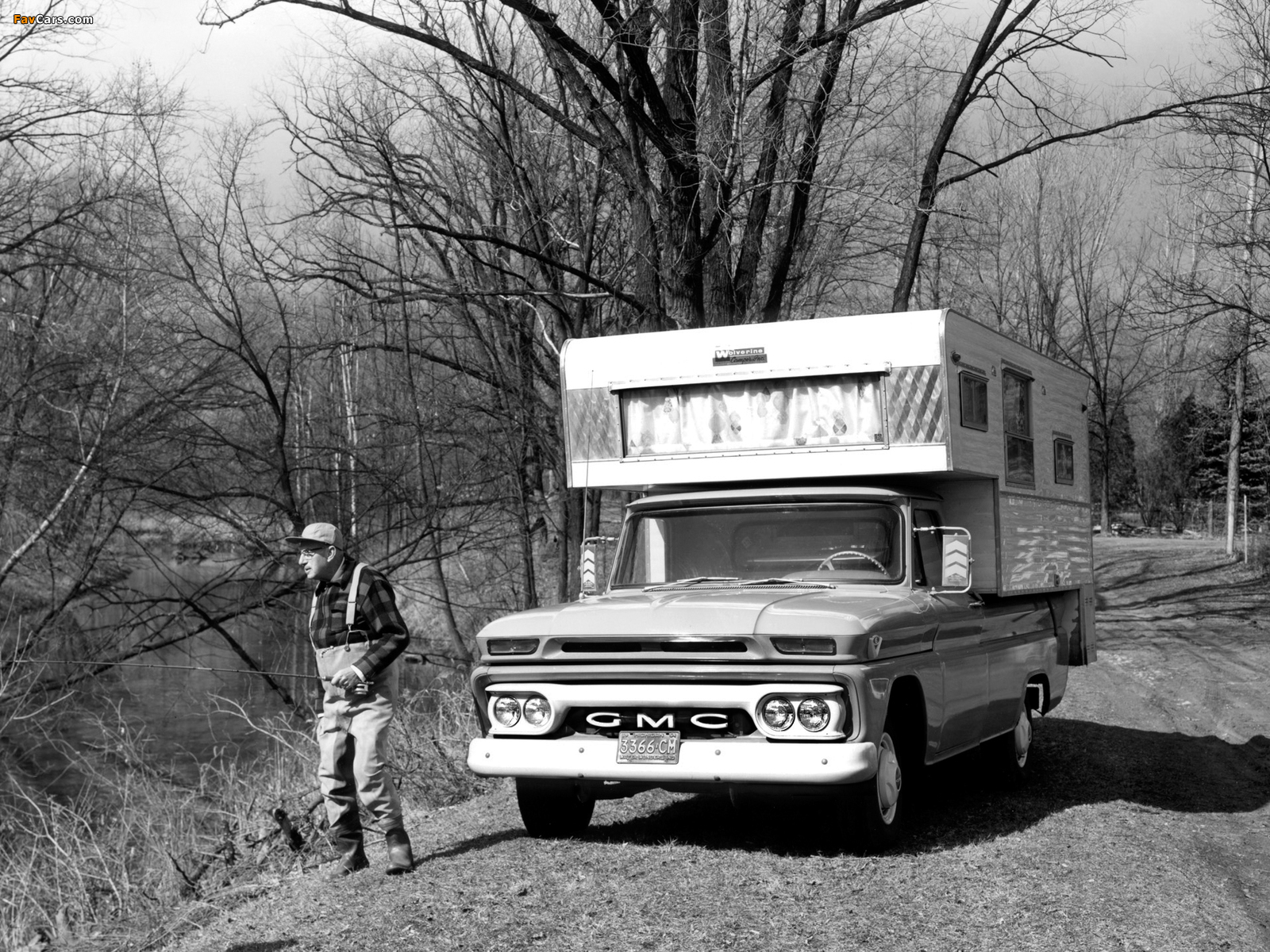 GMC 1000 Wolverine Camper Pickup Truck 1966 wallpapers (1600 x 1200)