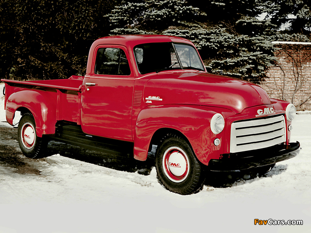 Photos of GMC 150 ¾-ton Pickup Truck (152-22) 1951 (640 x 480)