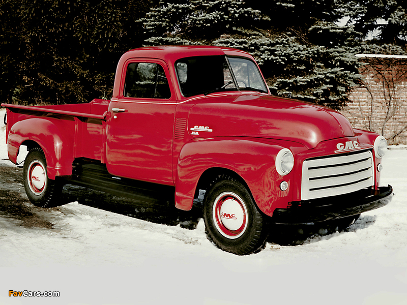 Photos of GMC 150 ¾-ton Pickup Truck (152-22) 1951 (800 x 600)