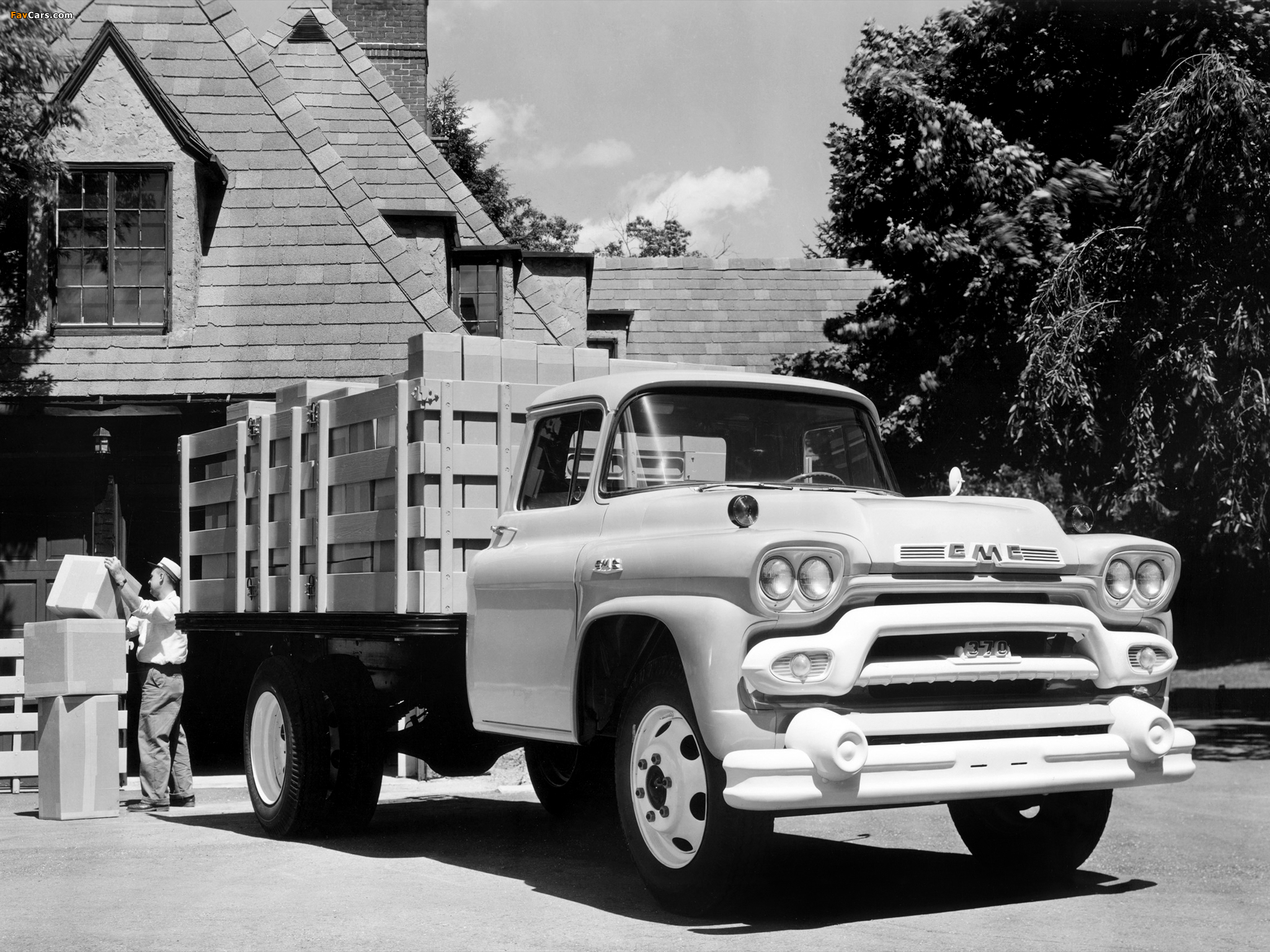 Photos of GMC 370 Stake Truck 1958 (2048 x 1536)