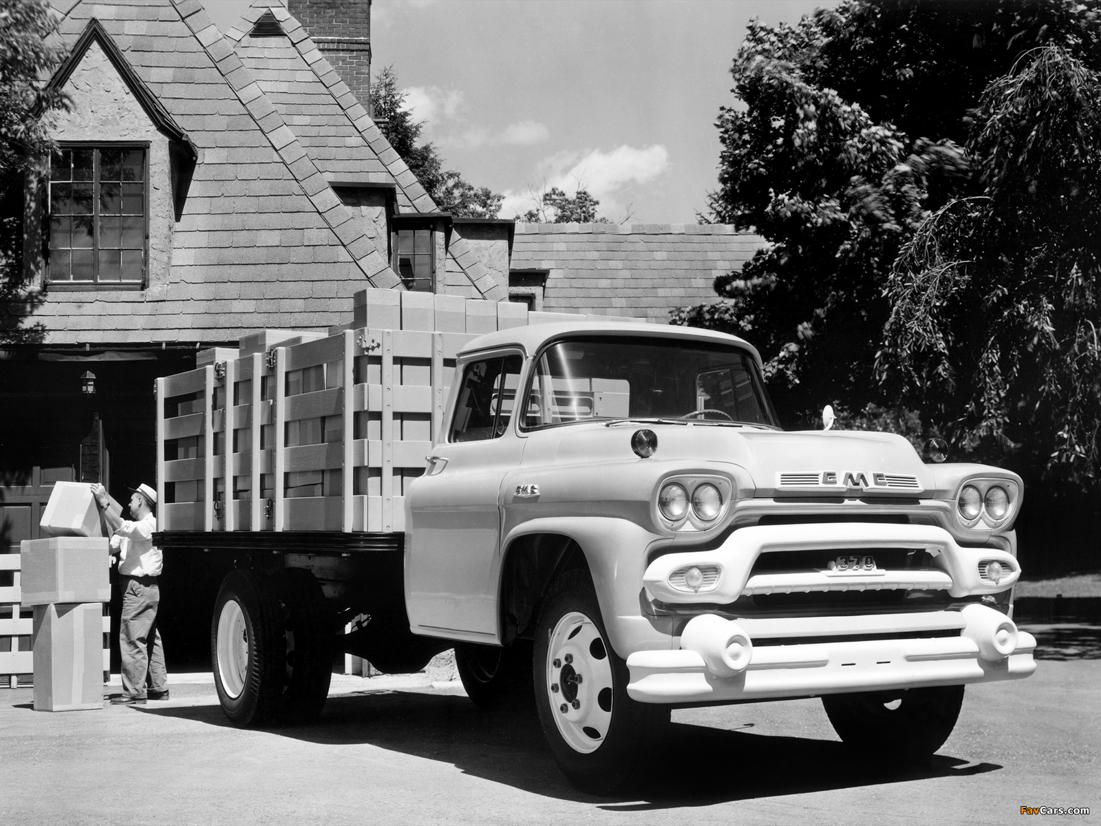 Photos of GMC 370 Stake Truck 1958 (1600 x 1200)