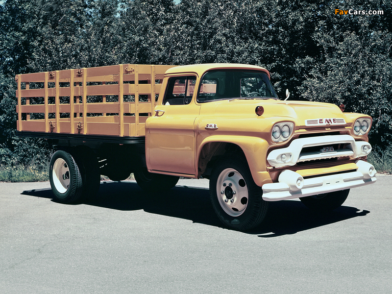 Photos of GMC 370 Stake Truck 1958 (800 x 600)