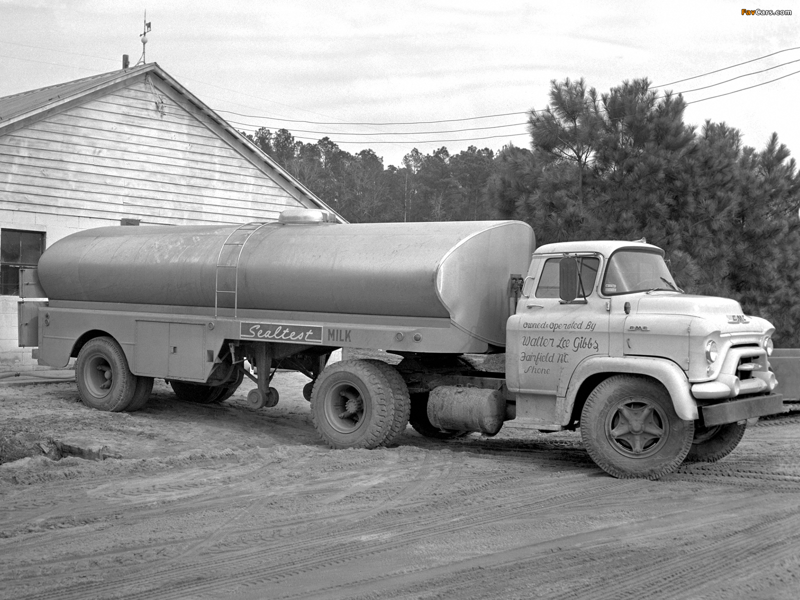 Photos of 1955–59 GMC F370 COE Tractor Truck (1600 x 1200)