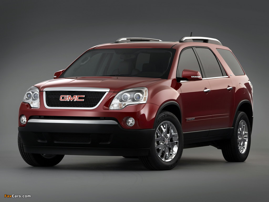 2007–12 GMC Acadia 2006–12 photos (1024 x 768)