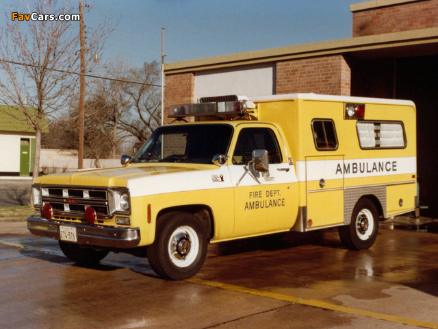 GMC C3500 Ambulance 1975 pictures (640 x 480)