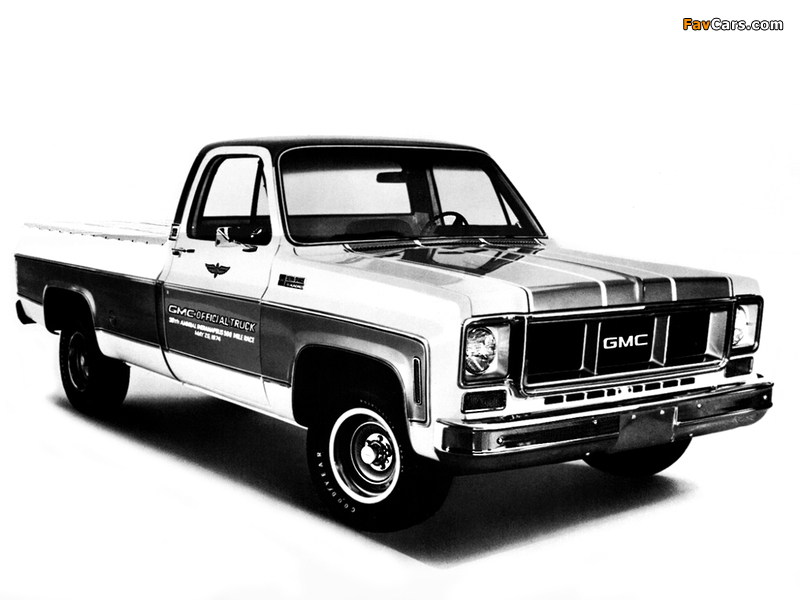 GMC C3500 Regular Cab Indy 500 Official Truck 1974 images (800 x 600)