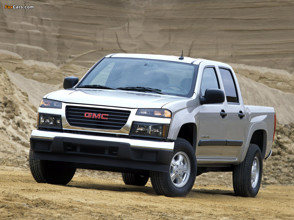 GMC Canyon Crew Cab 2003–12 photos (1024 x 768)