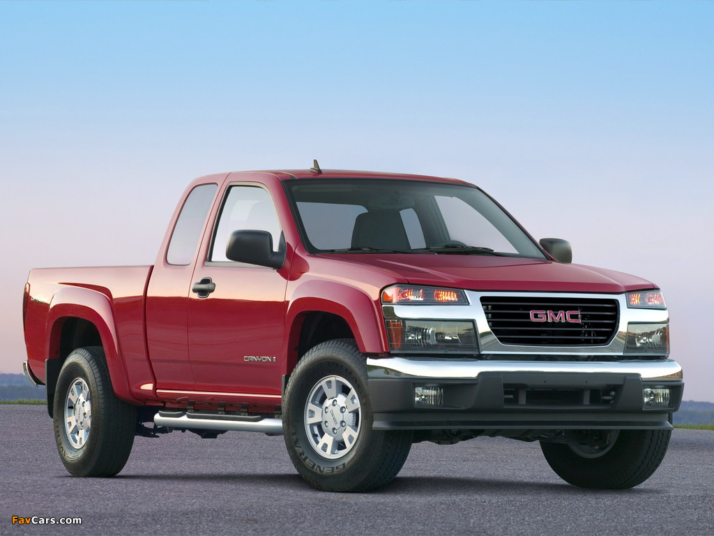 GMC Canyon Extended Cab 2003–12 wallpapers (1024 x 768)