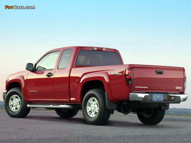 GMC Canyon Extended Cab 2003–12 wallpapers (640 x 480)