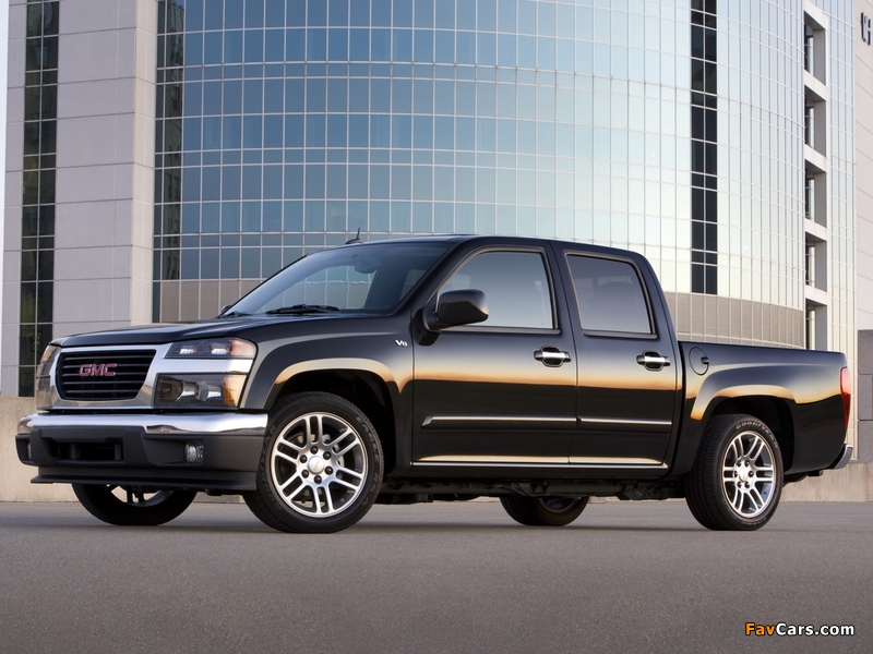 GMC Canyon Crew Cab Sport Suspension Package 2006–12 wallpapers (800 x 600)