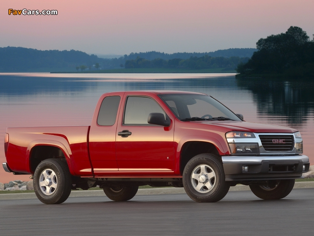 GMC Canyon Extended Cab 2003–12 wallpapers (640 x 480)