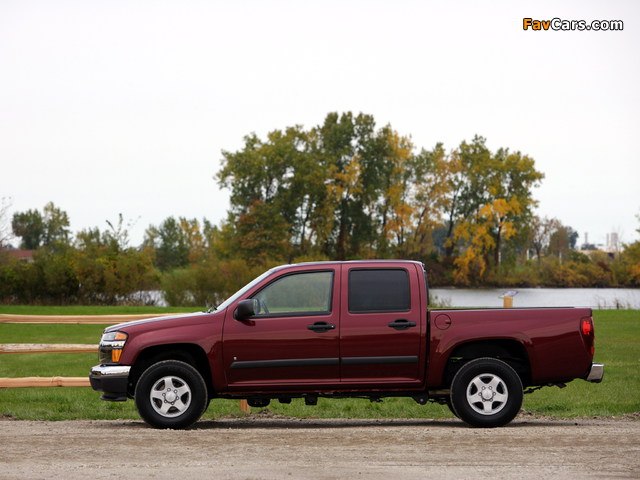 GMC Canyon Crew Cab 2003–12 wallpapers (640 x 480)