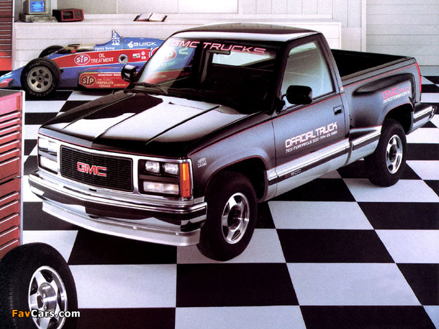 GMC Sierra Sportside Official Indy 500 Truck 1988 photos (640 x 480)