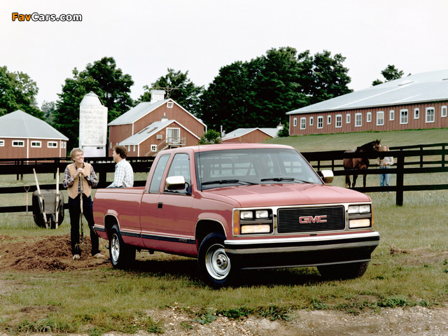 GMC Sierra C1500 Extended Cab 1988–92 photos (640 x 480)