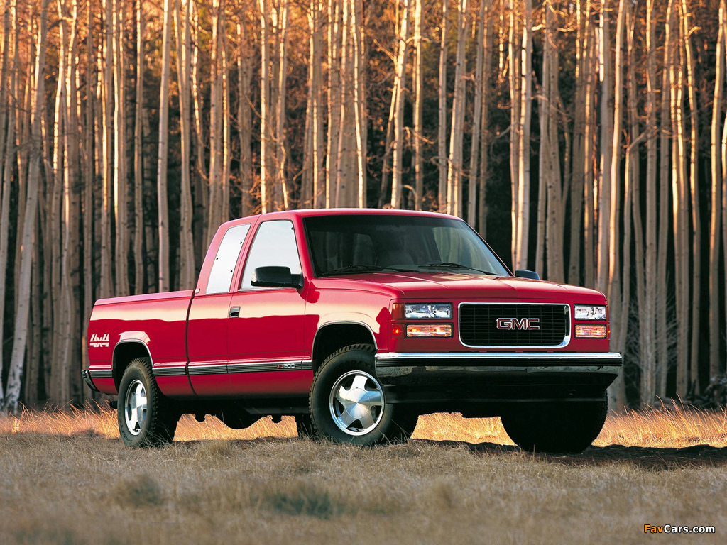 GMC Sierra Extended Cab 1992–98 photos (1024 x 768)