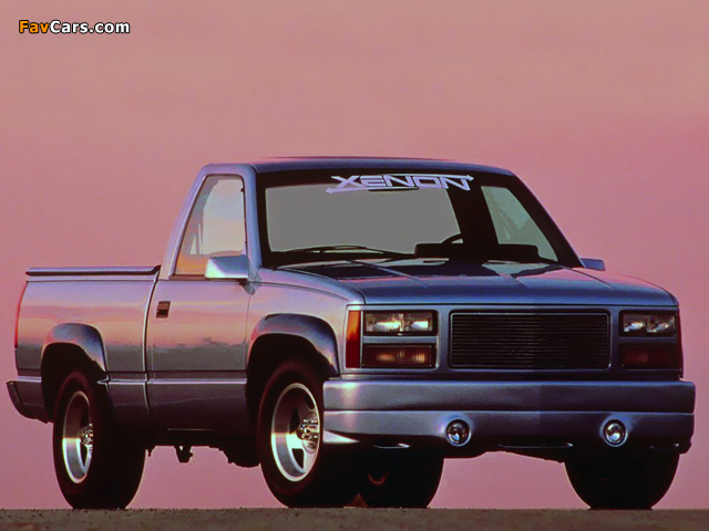 Xenon GMC Sierra Regular Cab 1992–98 wallpapers (640 x 480)
