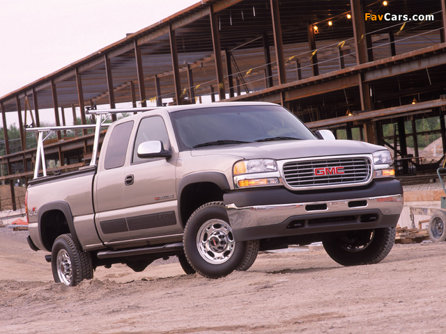 GMC Sierra Extended Cab 1999–2002 wallpapers (640 x 480)