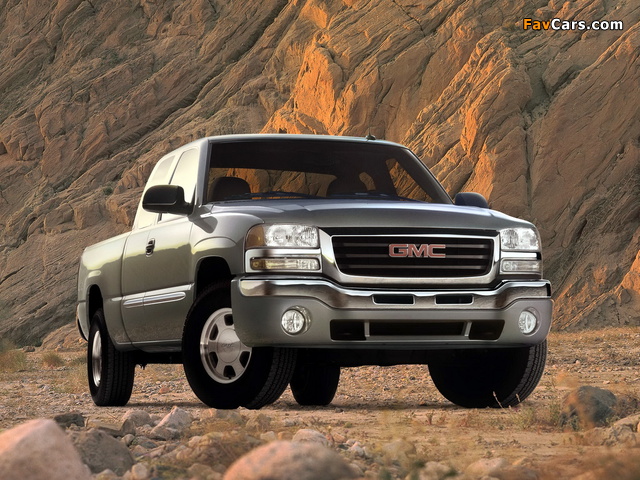 GMC Sierra Extended Cab 2002–06 images (640 x 480)