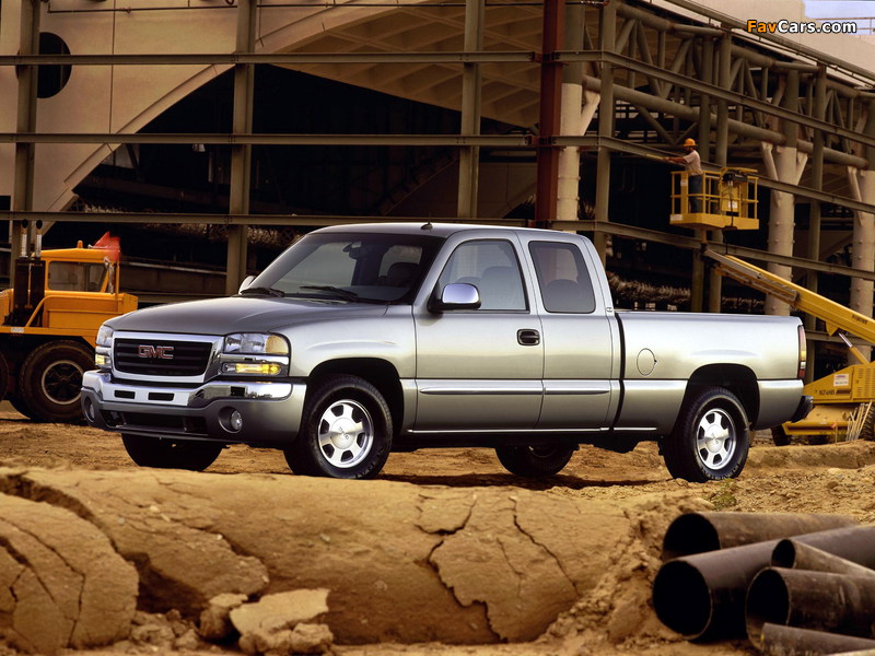 GMC Sierra Extended Cab 2002–06 images (800 x 600)