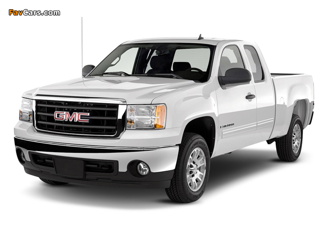 GMC Sierra Extended Cab 2006–10 images (640 x 480)