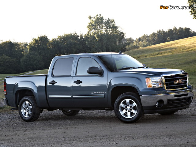 GMC Sierra Crew Cab XFE 2006–10 wallpapers (640 x 480)