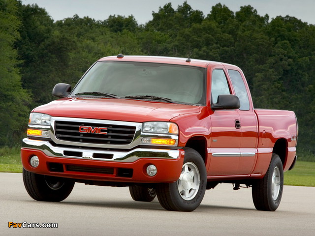 GMC Sierra Hybrid Extended Cab 2006 wallpapers (640 x 480)