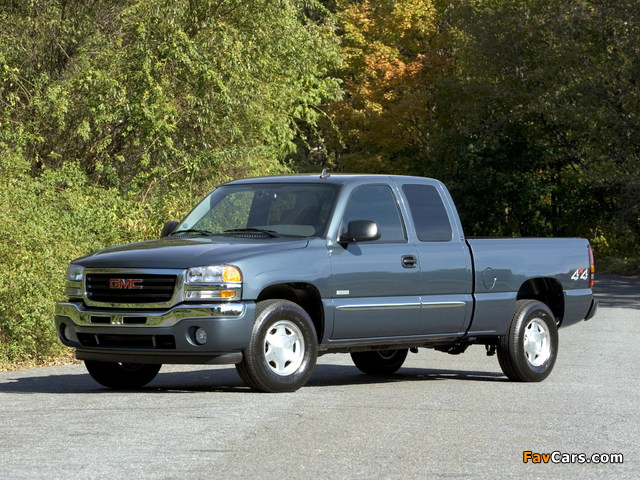 GMC Sierra Hybrid Extended Cab 2006 wallpapers (640 x 480)