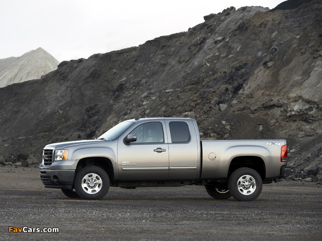 GMC Sierra 2500 HD Extended Cab 2006–10 wallpapers (640 x 480)