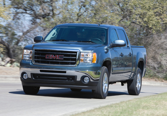 Images of GMC Sierra Hybrid Crew Cab 2008–13