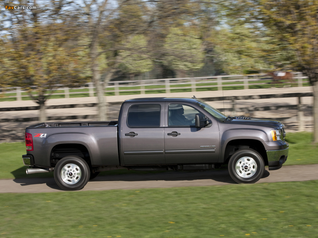 Images of GMC Sierra 2500 HD SLE Crew Cab 2010–13 (1024 x 768)