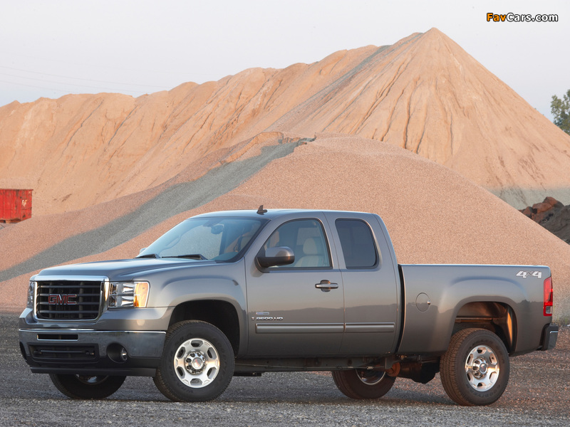 Photos of GMC Sierra 2500 HD Extended Cab 2006–10 (800 x 600)