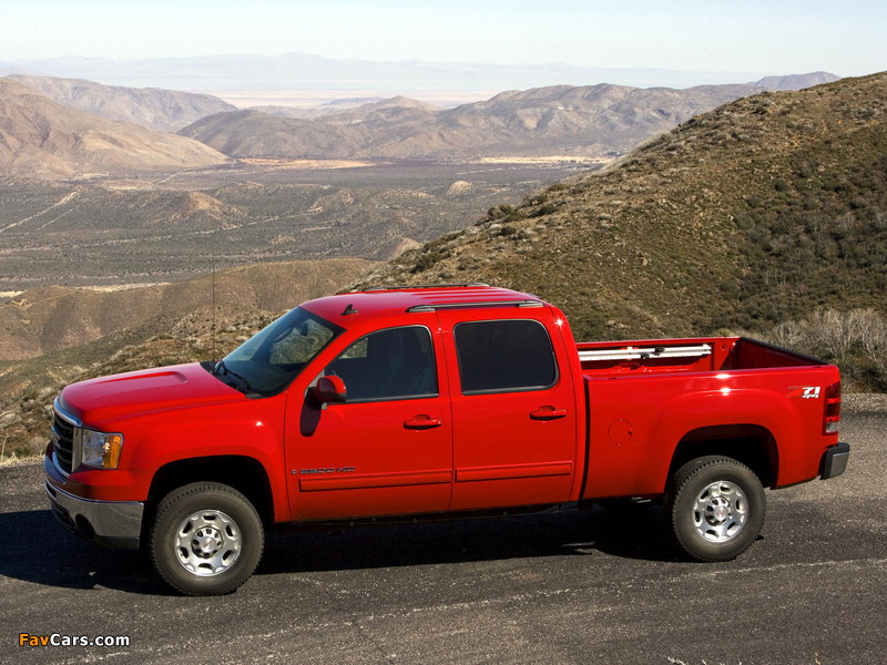 Pictures of GMC Sierra 2500 HD Crew Cab 2006–10 (800 x 600)