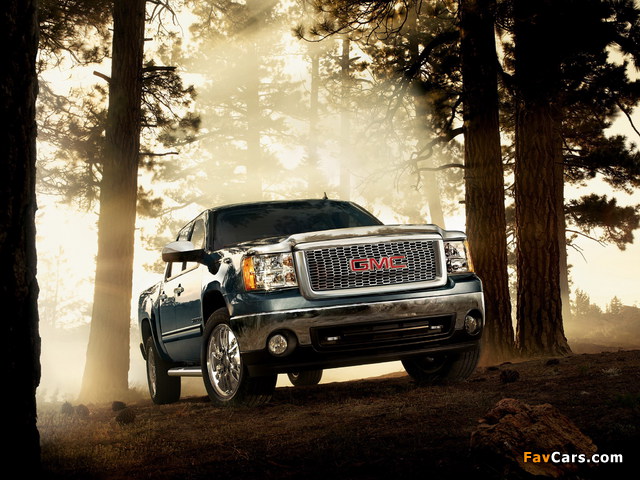 Pictures of GMC Sierra Crew Cab 2006–10 (640 x 480)