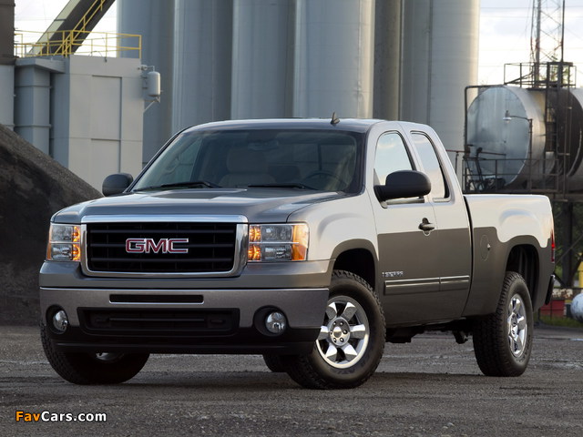 GMC Sierra Extended Cab 2006–10 wallpapers (640 x 480)