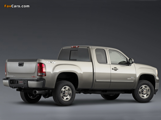 GMC Sierra 2500 HD Extended Cab 2006–10 wallpapers (640 x 480)