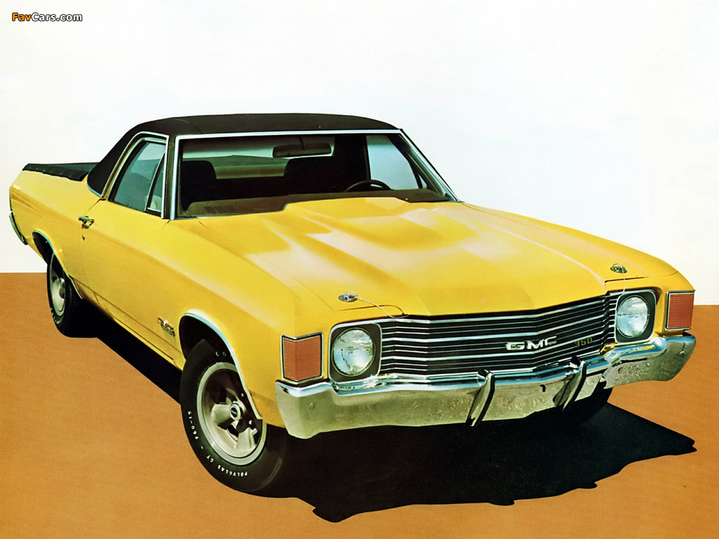 1972 GMC Sprint Custom Sedan-Pickup (53680) photos (1024 x 768)