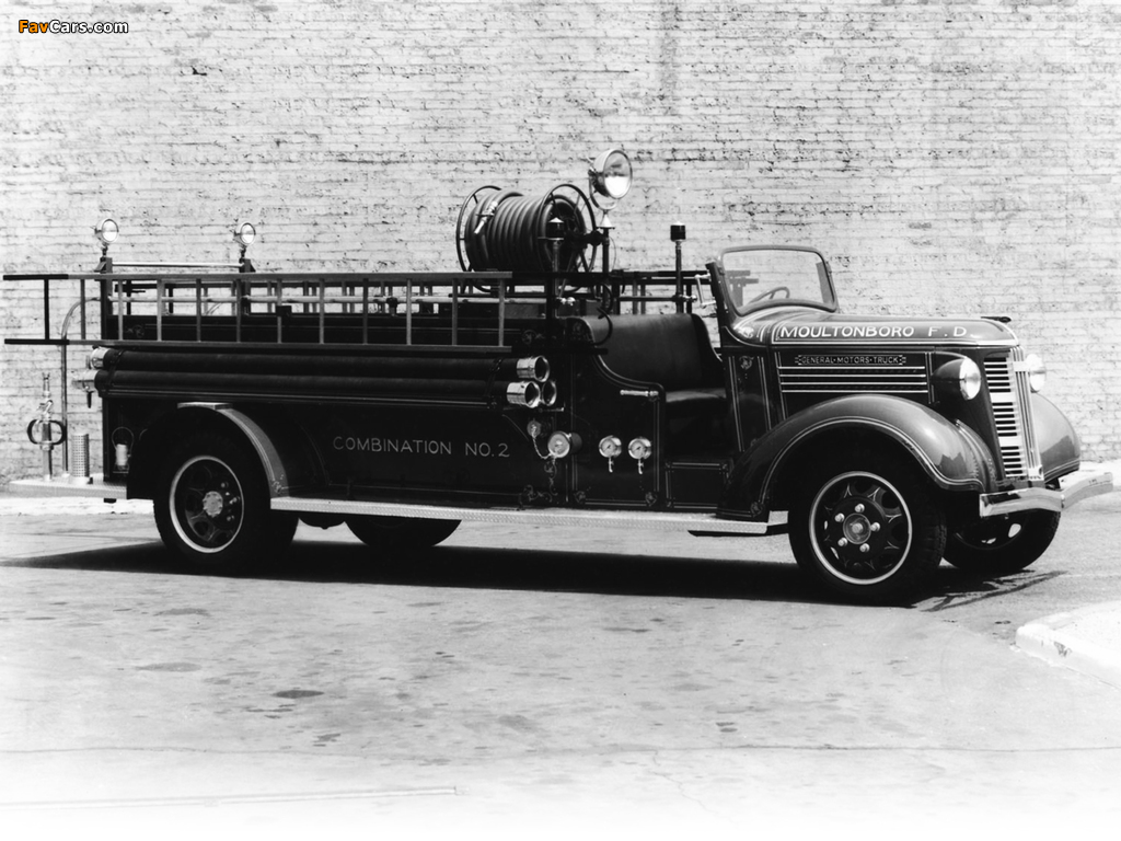 GMC T18 Firetruck 1937 wallpapers (1024 x 768)