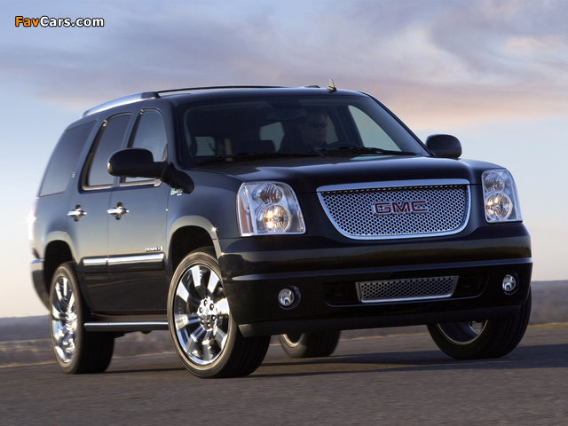 GMC Yukon Denali Hybrid 2009–14 pictures (640 x 480)