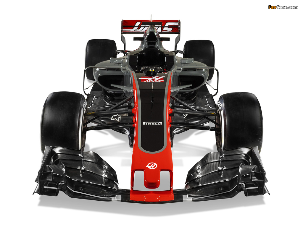 Haas VF-17 2017 wallpapers (1024 x 768)