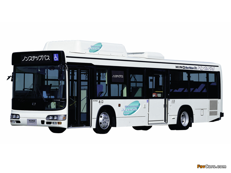 Pictures of Hino Blue Ribbon City Hybird 2001–05 (800 x 600)