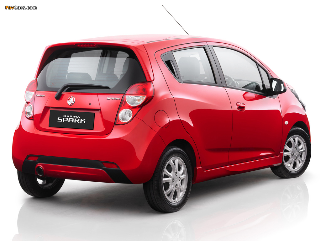 Holden Barina Spark (MJ) 2012 wallpapers (1024 x 768)